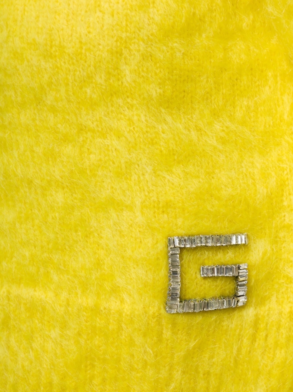 Gucci Yellow Cashmer Mohair Sweater Womns Sz M ( WORN BY La La ANTHONY IN POWER) - Picture 6 of 17